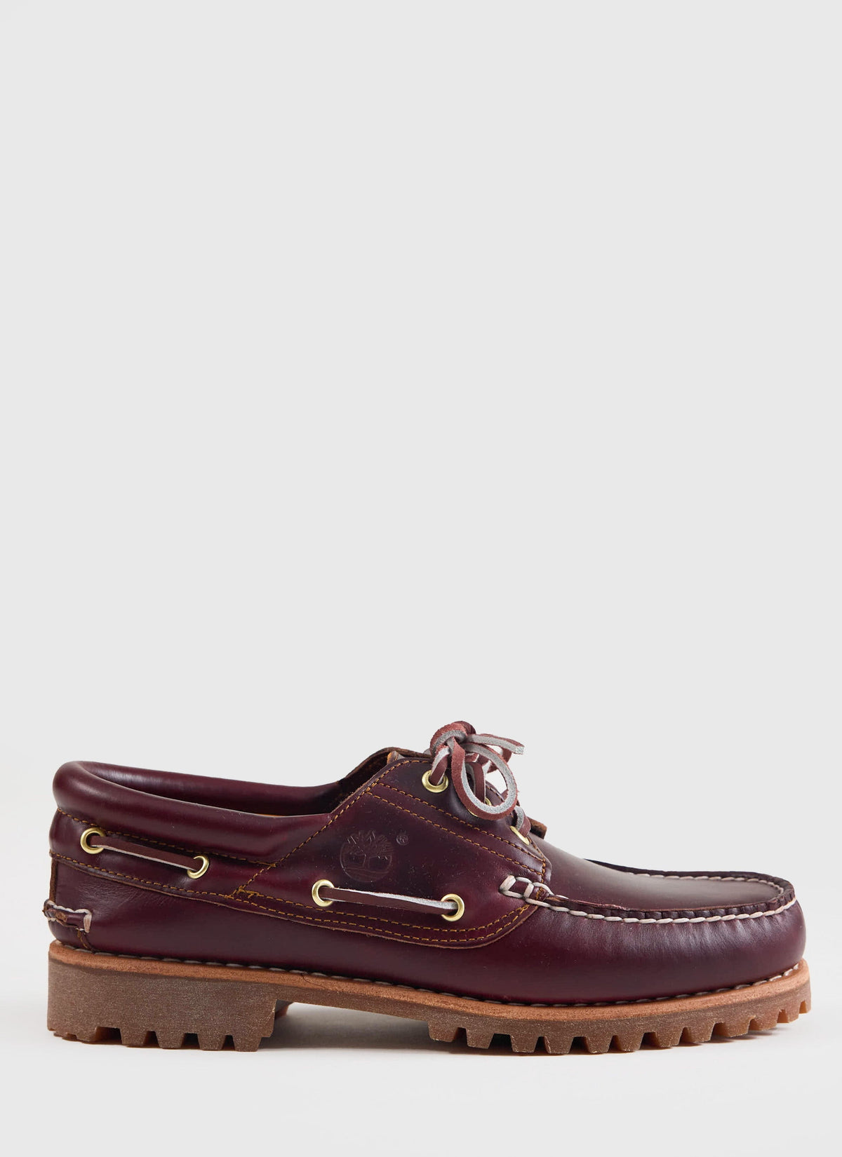 Men's Boat Shoe - Timberland Authentic - Burgundy Leather | Percival