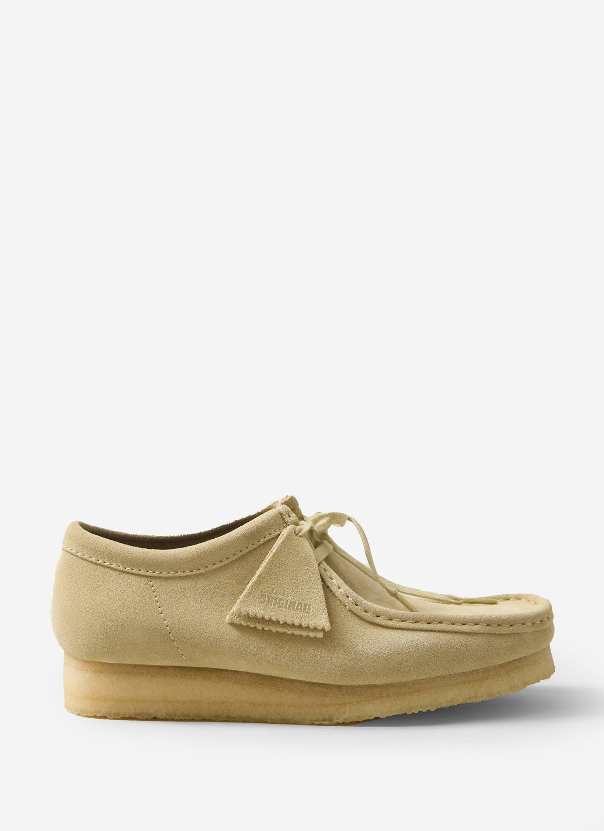 Men's Suede Wallabee Shoes - Clarks Originals - Maple Brown | Percival