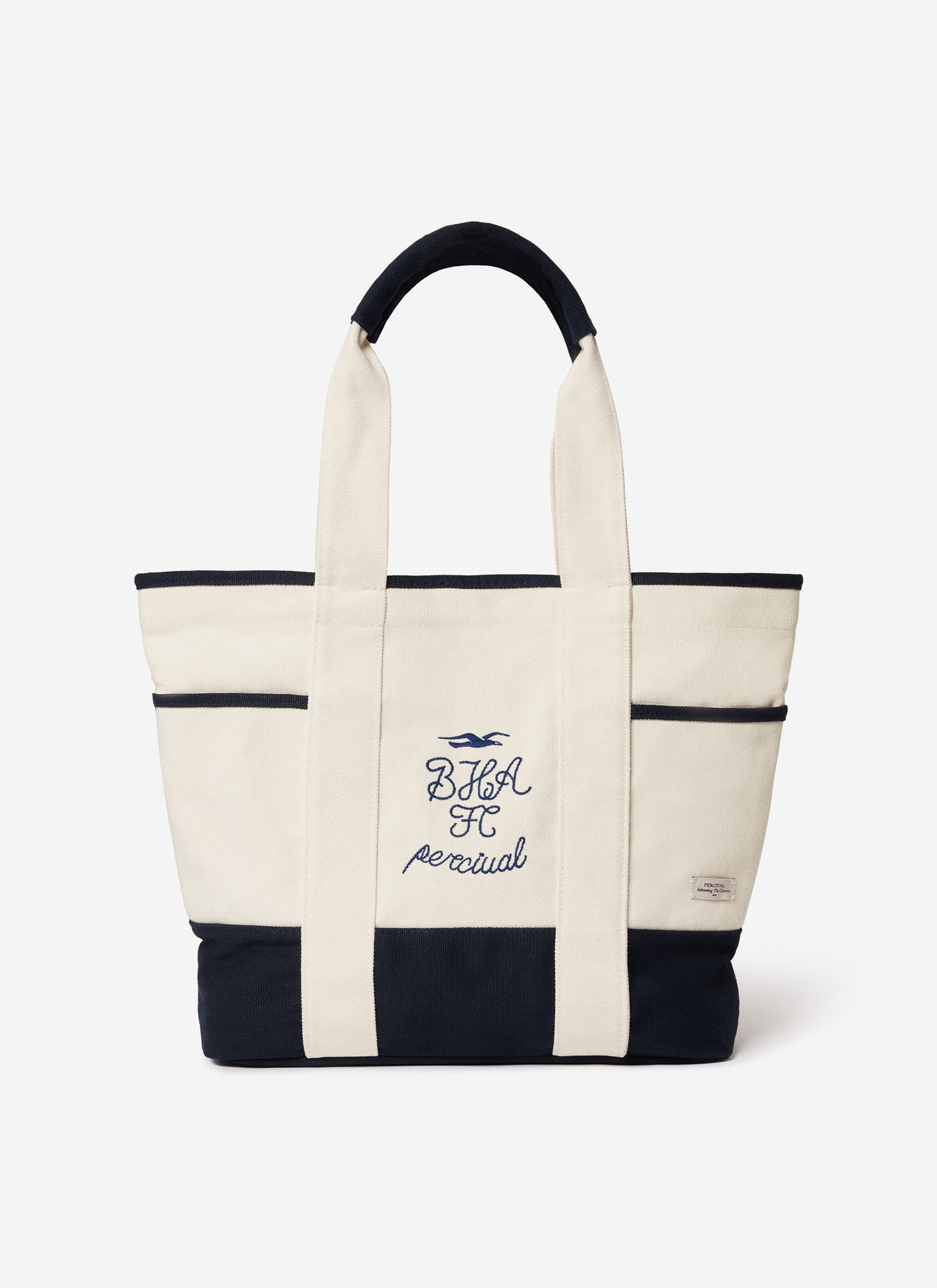 Tote Bag - Brighton & Hove Albion F.C. x Percival - Cream Navy | Percival