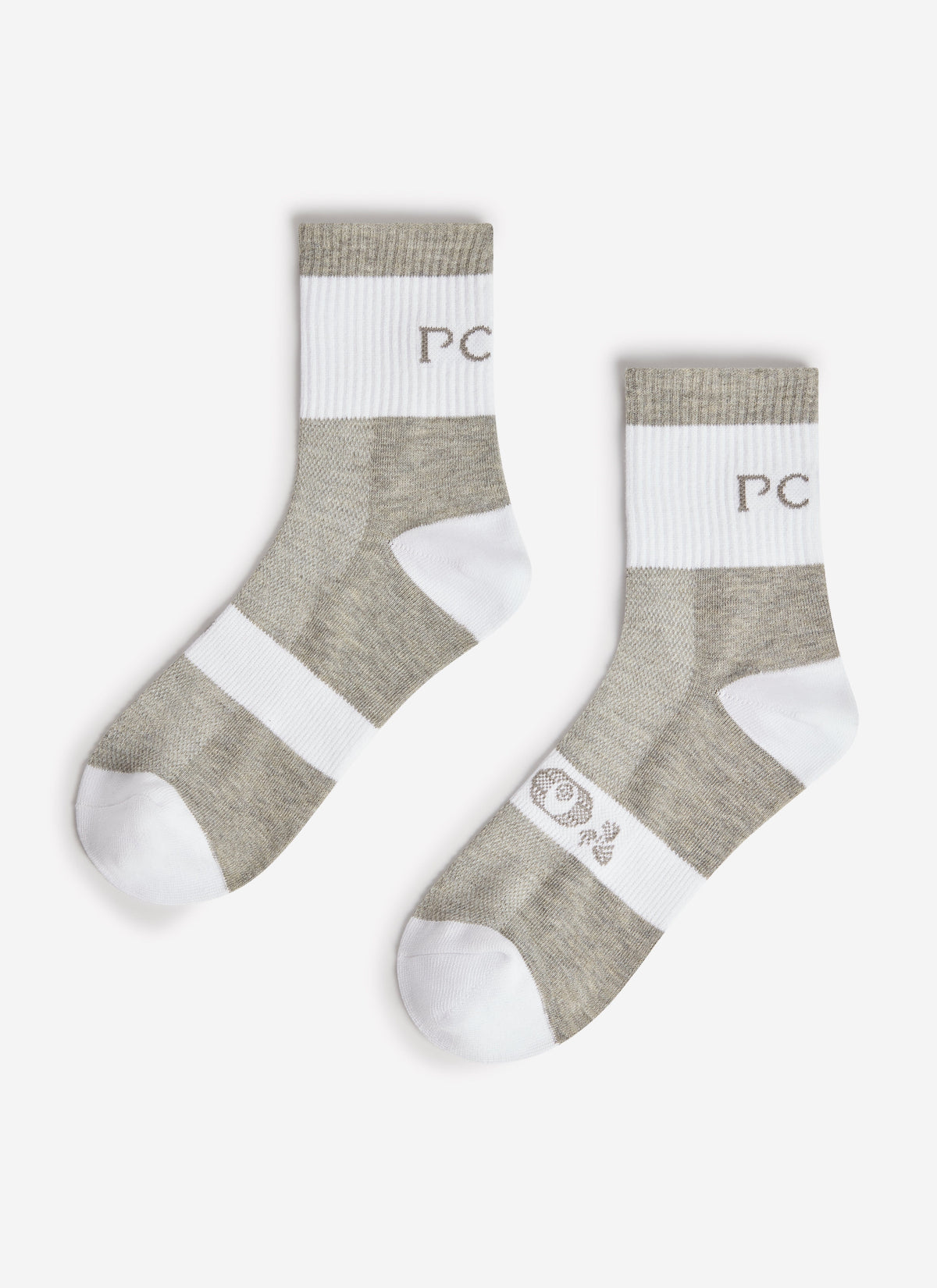 Men's Performance Socks - White PCVL Athletic Cotton | Percival