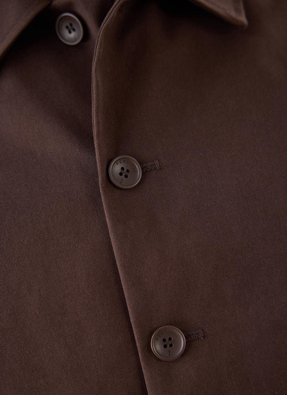 Men's Cropped Waterproof Trench Coat - Carter - Brown | Percival