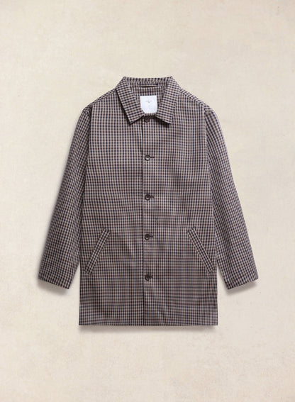 Men's Short Trench Coat - Sherlock - Watcher Check | Percival