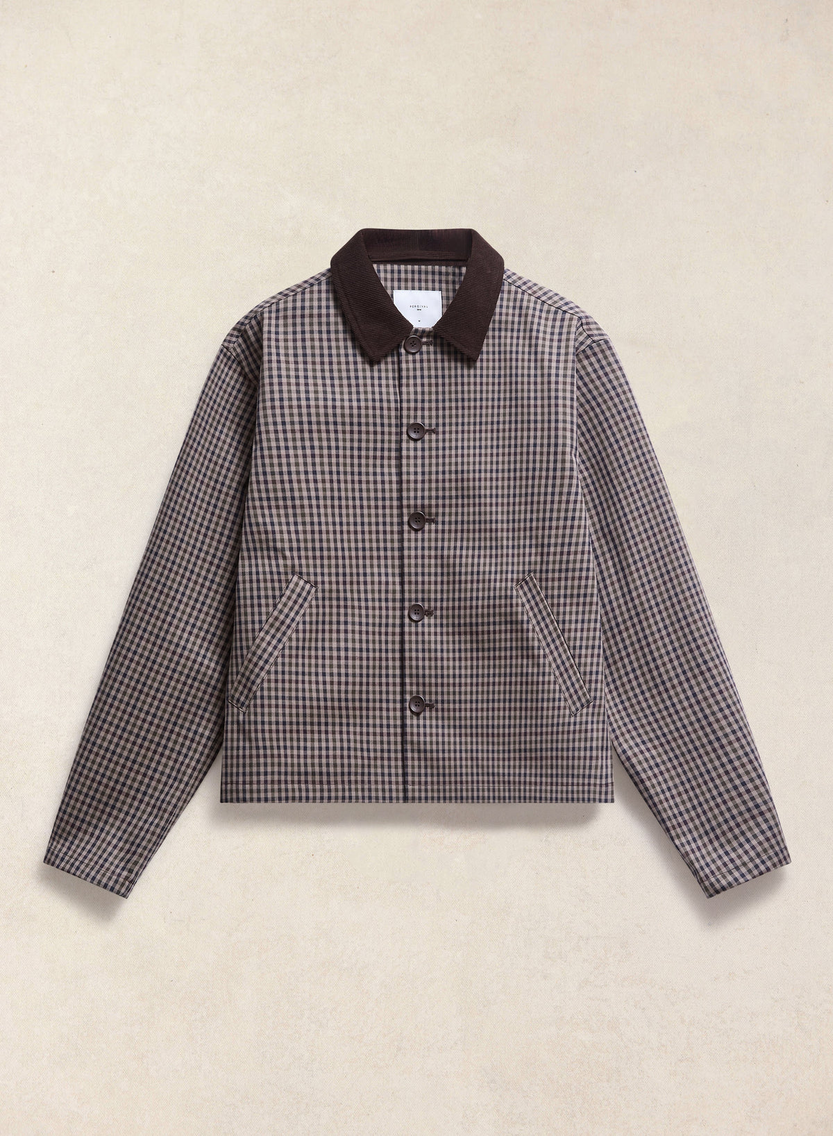 Men's Cropped Trench Coat - Waterproof - Watcher Check | Percival