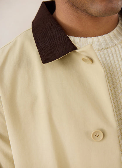 Men's Long Trench Coat - Wilson - Waterproof - Tan | Percival