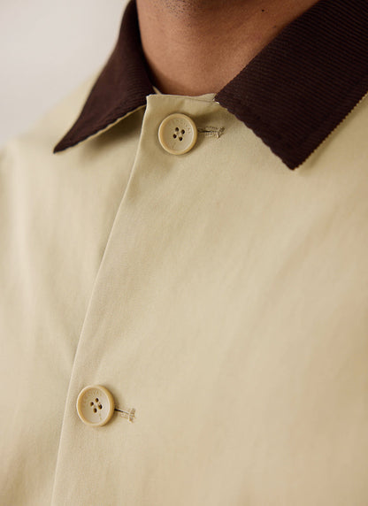 Men's Long Trench Coat - Wilson - Waterproof - Tan | Percival