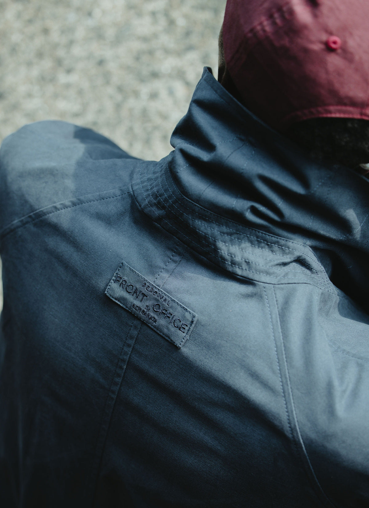 Men's Mac Trench Coat - Limited Edition Percival x Front Office - Navy | Percival