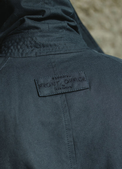 Men's Mac Trench Coat - Limited Edition Percival x Front Office - Navy | Percival
