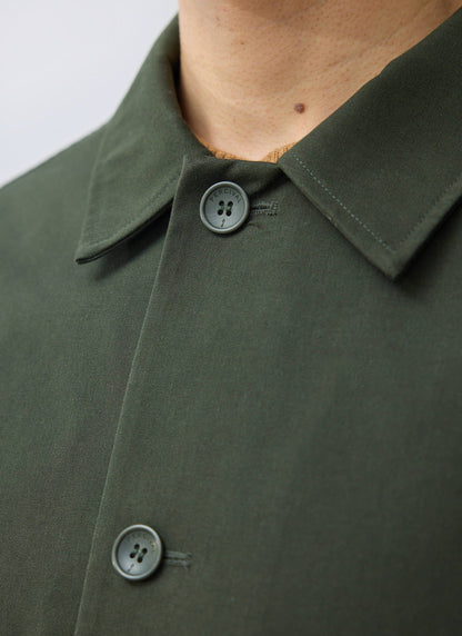 Men's Sherlock Short Trench Coat - Waterproof - Forest Green | Percival
