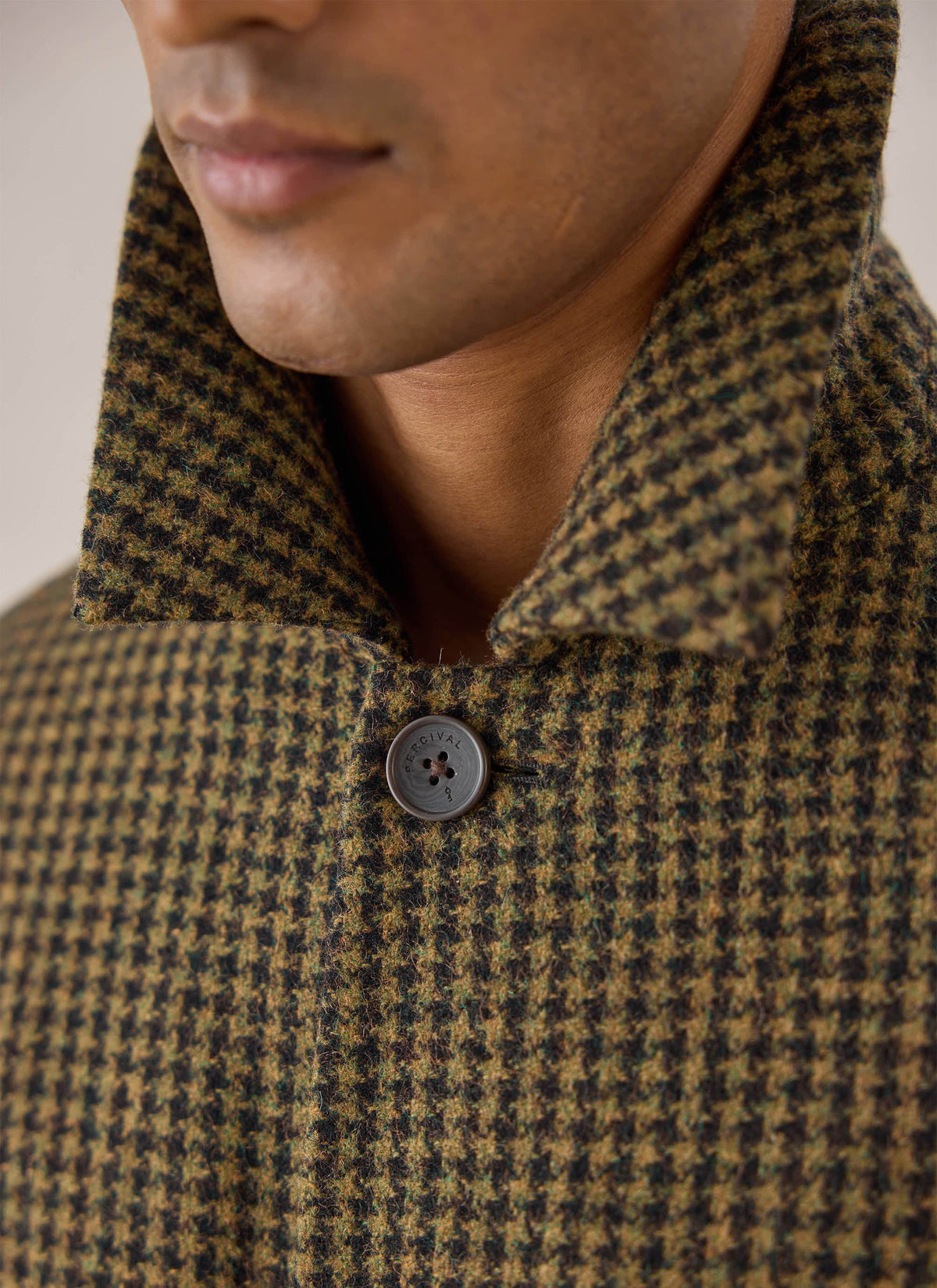 Men's Wool Minnesota Overcoat - Watcher Check | Percival
