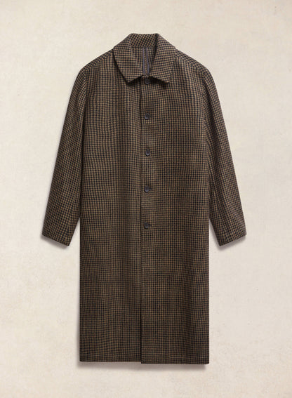 Men's Wool Minnesota Overcoat - Watcher Check | Percival