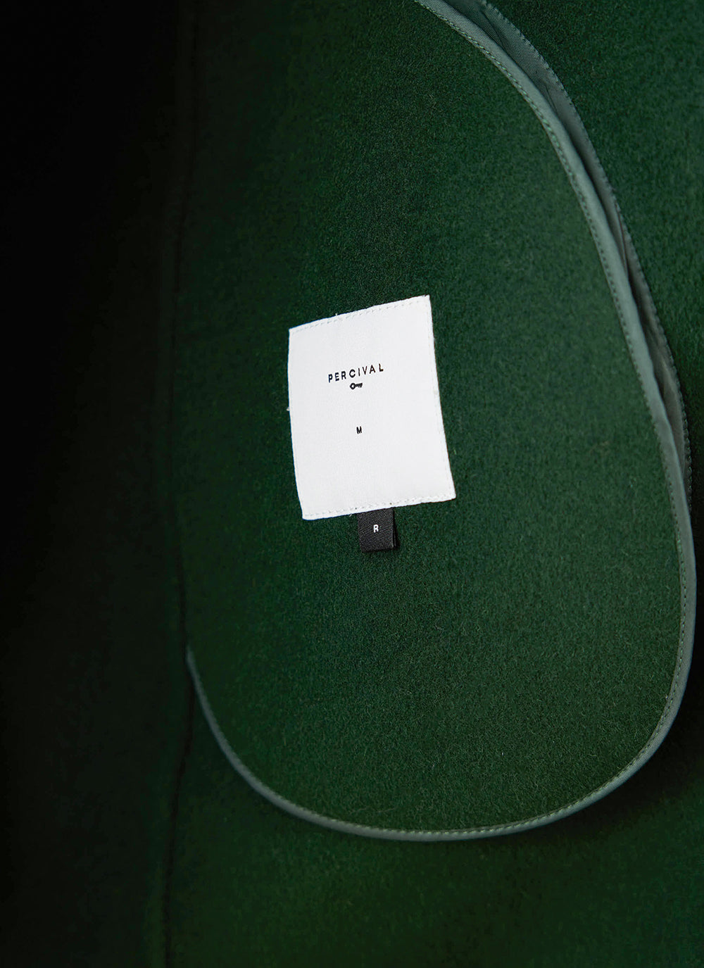 Men's Wool Minnesota Overcoat - Forest Green | Percival