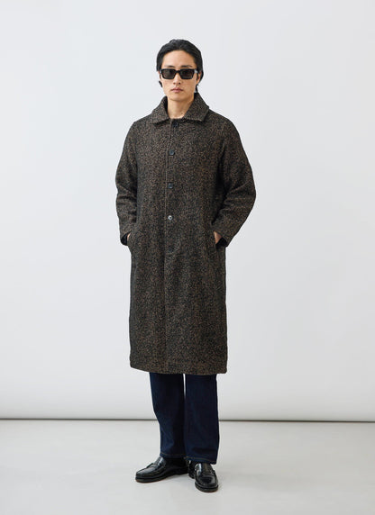 Minnesota Overcoat - Long Twill Trench Coat - Oak | Percival