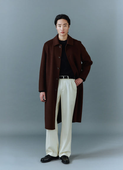 Minnesota Overcoat - Wool - Espresso Brown | Percival