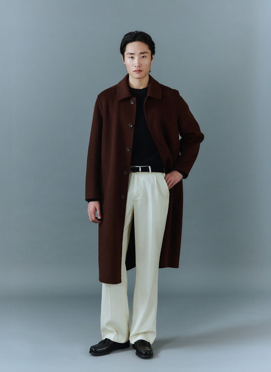 Minnesota Overcoat - Wool - Espresso Brown | Percival