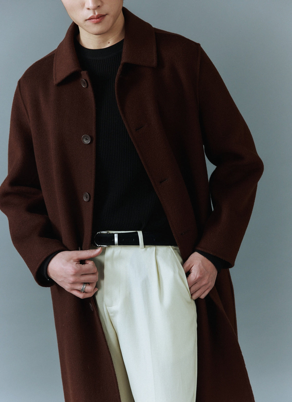 Minnesota Overcoat - Wool - Espresso Brown | Percival