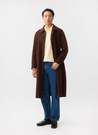 Minnesota Overcoat - Wool - Espresso Brown | Percival