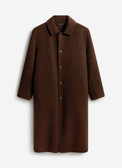 Minnesota Overcoat - Wool - Espresso Brown | Percival