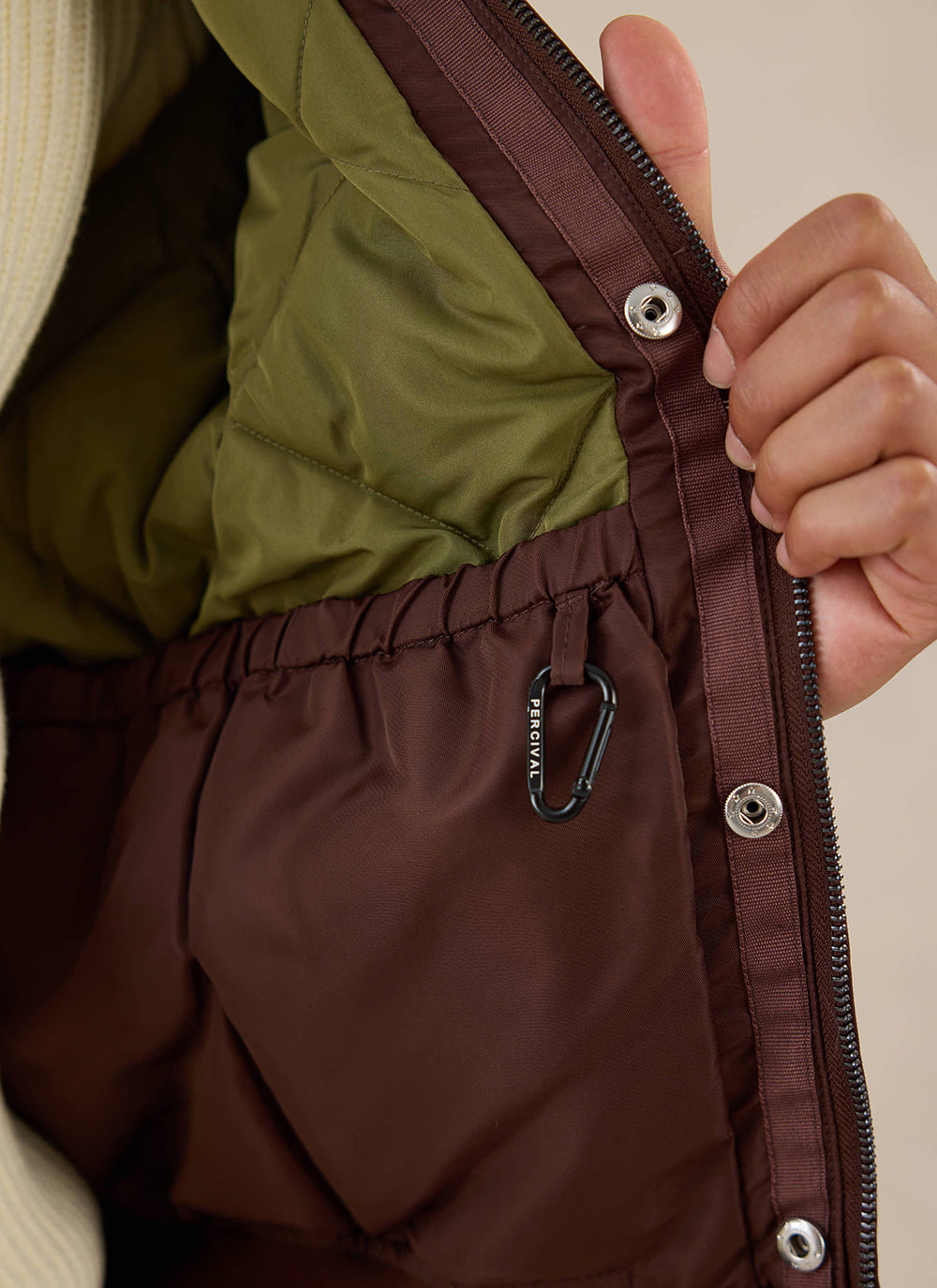 Men's Bomber Jacket - Nylon - Espresso Brown | Percival