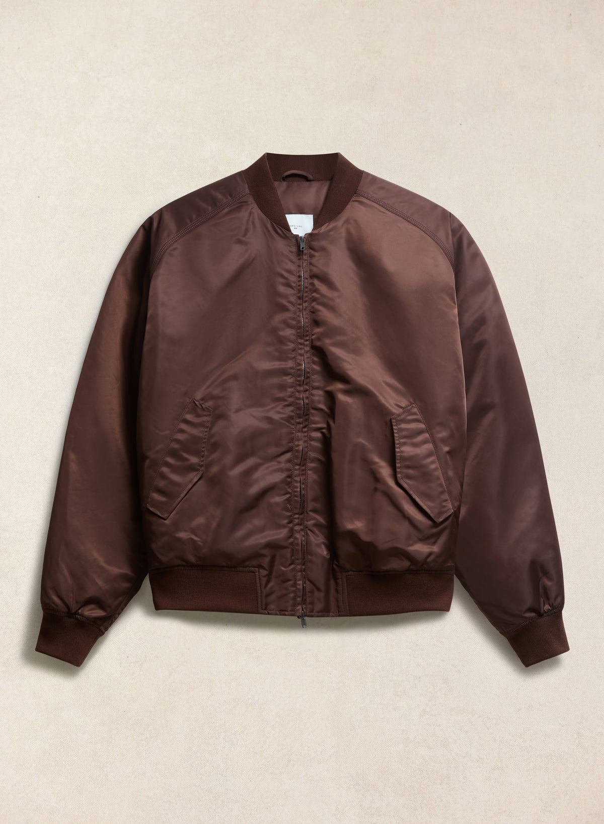 Men's Bomber Jacket - Nylon - Espresso Brown | Percival
