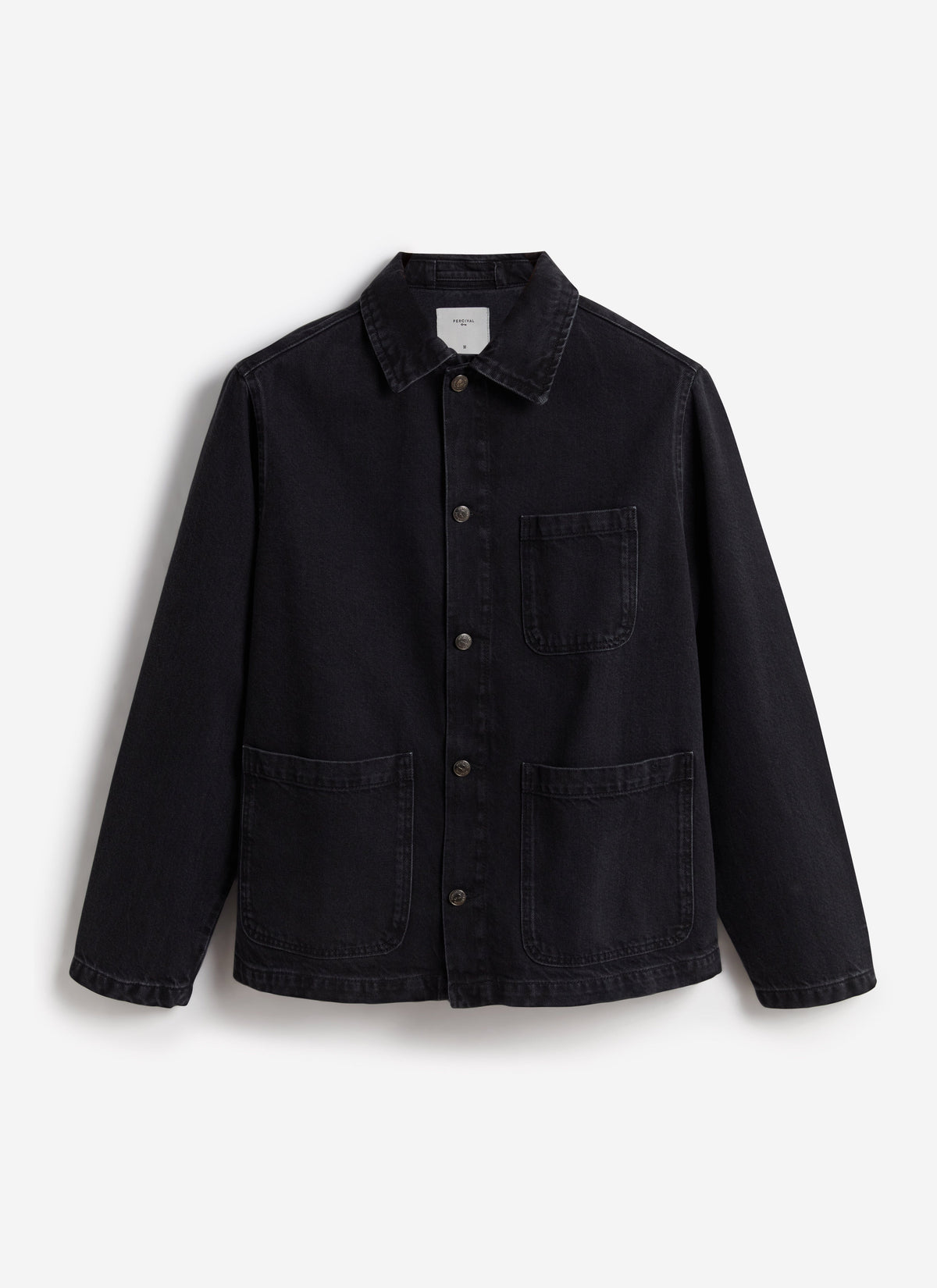 Men's Chore Jacket - Denim - Dark Indigo Blue | Percival