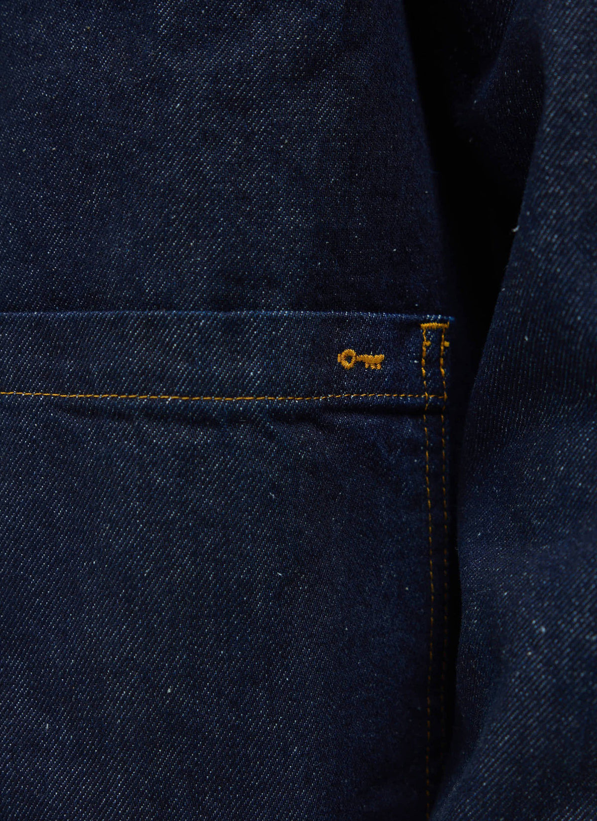 Men's Chore Jacket - Denim - Dark Indigo Blue | Percival