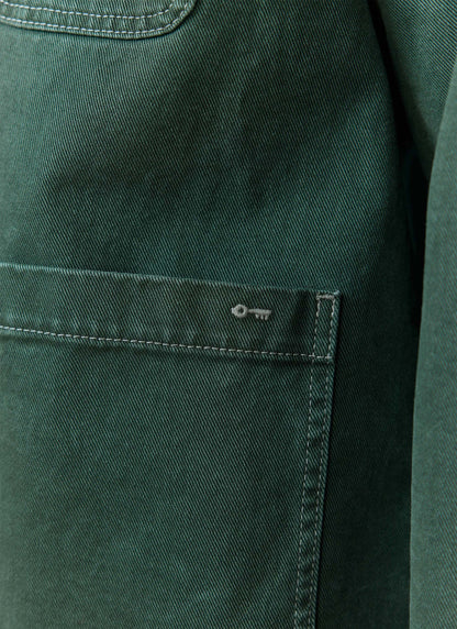Men's Chore Jacket - Denim - Green | Percival