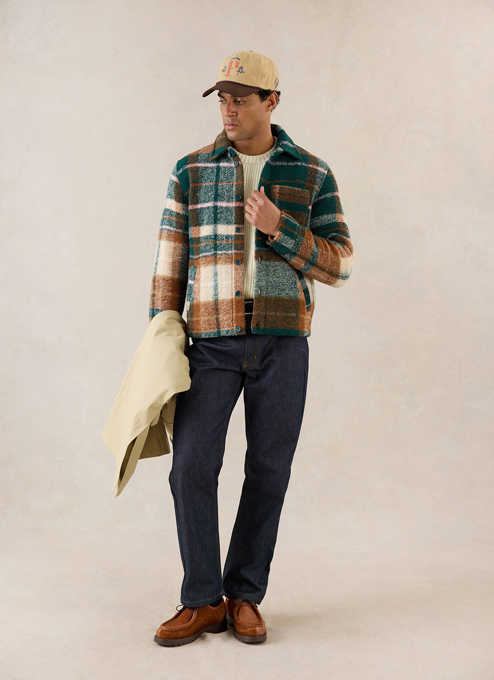 Knowles Overshirt - Wool - Multi Check | Percival