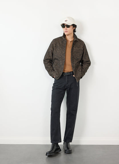 Men's Zip Overshirt - Twill Jacket - Oak Brown | Percival