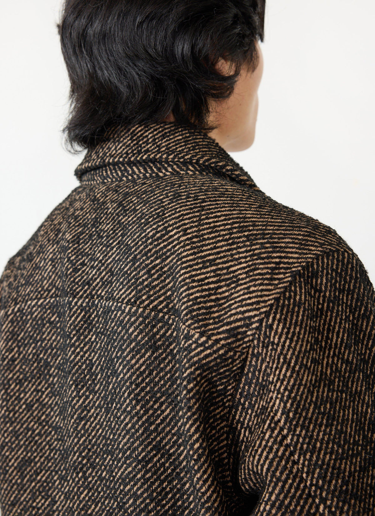 Men's Zip Overshirt - Twill Jacket - Oak Brown | Percival