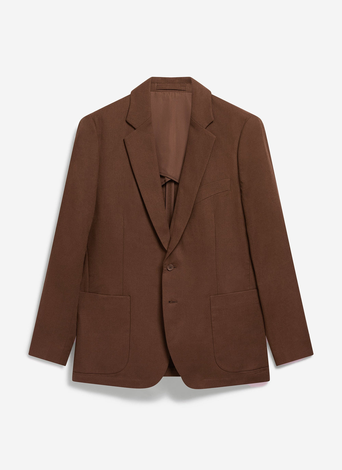 Men's Linen Blazer - Suit Jacket - Brown | Percival
