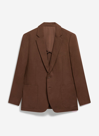 Men's Linen Blazer - Suit Jacket - Brown | Percival