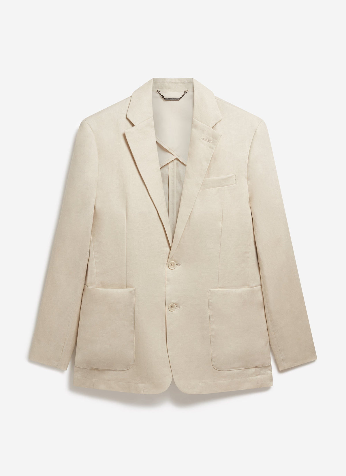 Men's Linen Blazer - Suit Jacket - Cream | Percival