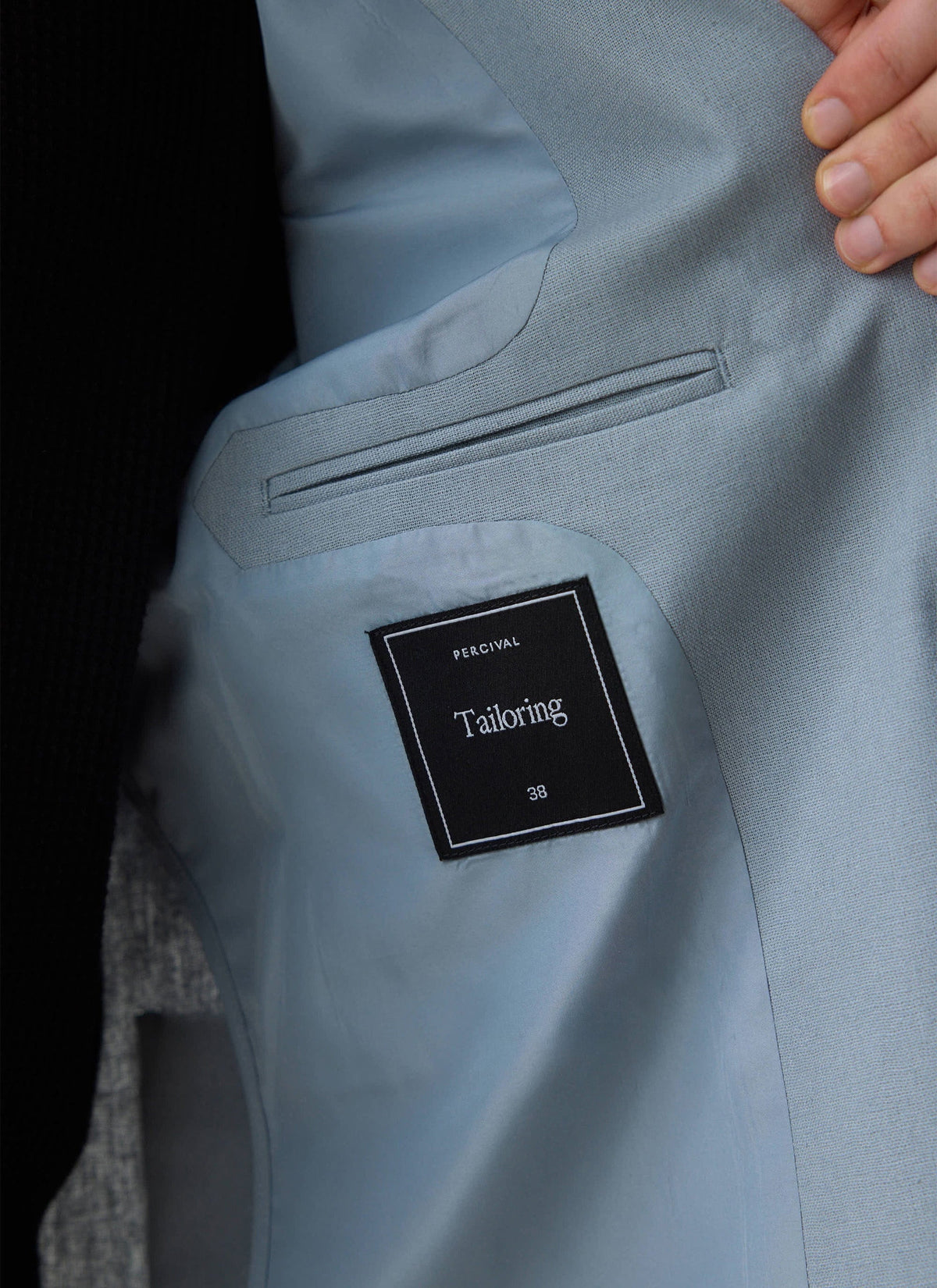 Percival Men's Linen Blazer - Wedding Suit Jacket - Light Blue | Percival