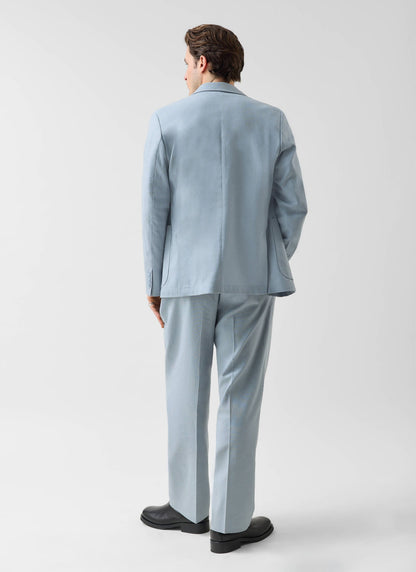 Percival Men's Linen Blazer - Wedding Suit Jacket - Light Blue | Percival