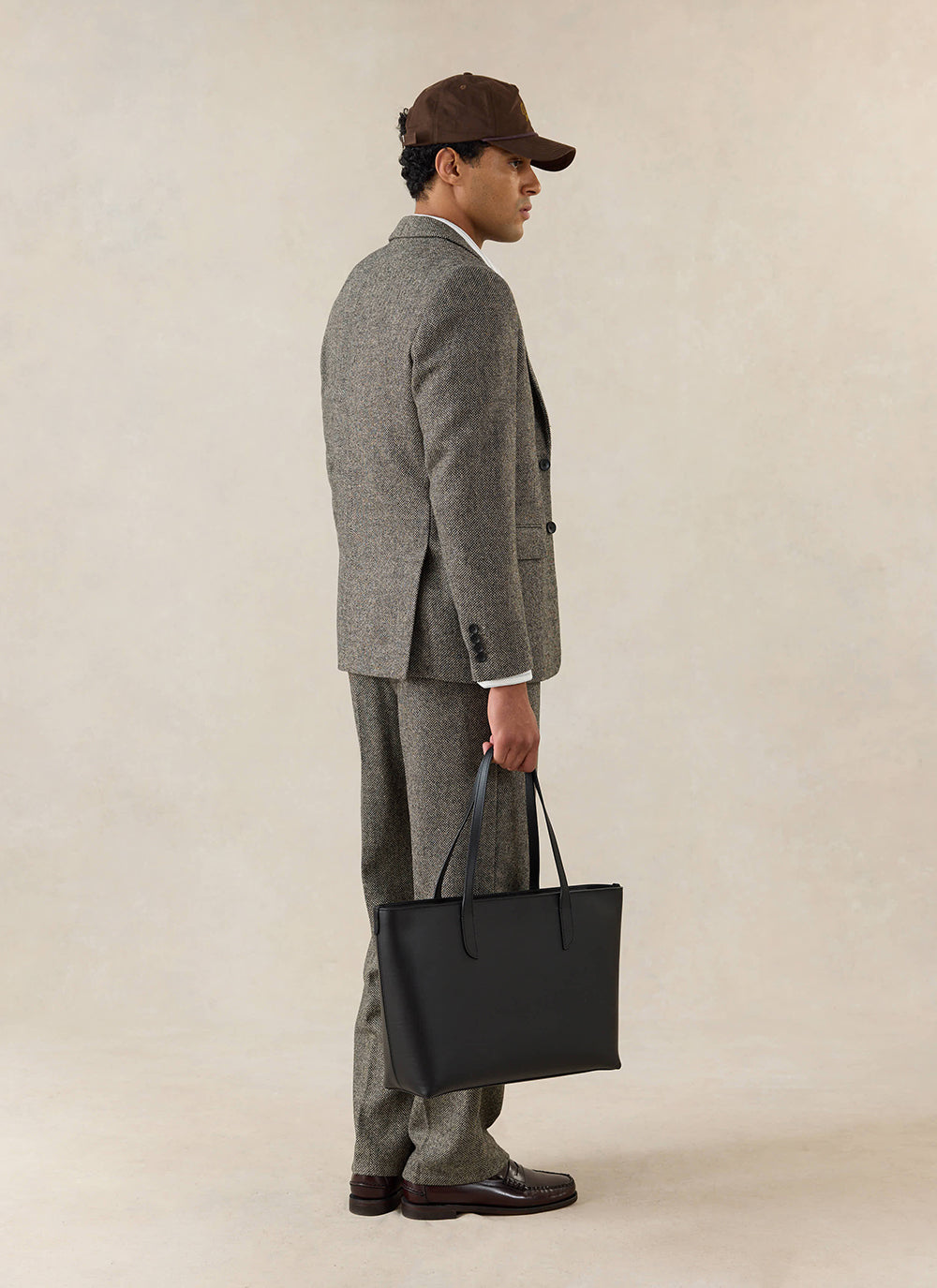 Men's Birdseye Wool Tailored Blazer - Suit Jacket - Grey | Percival