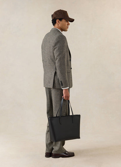 Men's Birdseye Wool Tailored Blazer - Suit Jacket - Grey | Percival