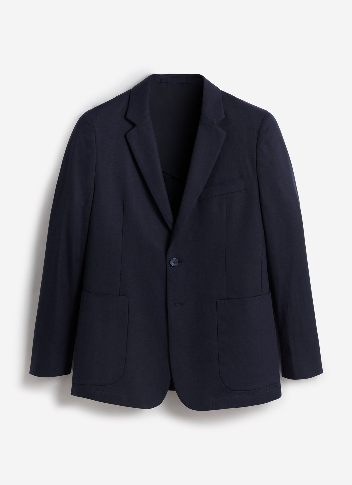 Men's Regular Fit Suit - Suit Blazer - Navy Blue - Lyocell | Percival