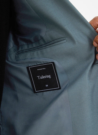 Lyocell Regular Blazer - Slate Blue | Percival