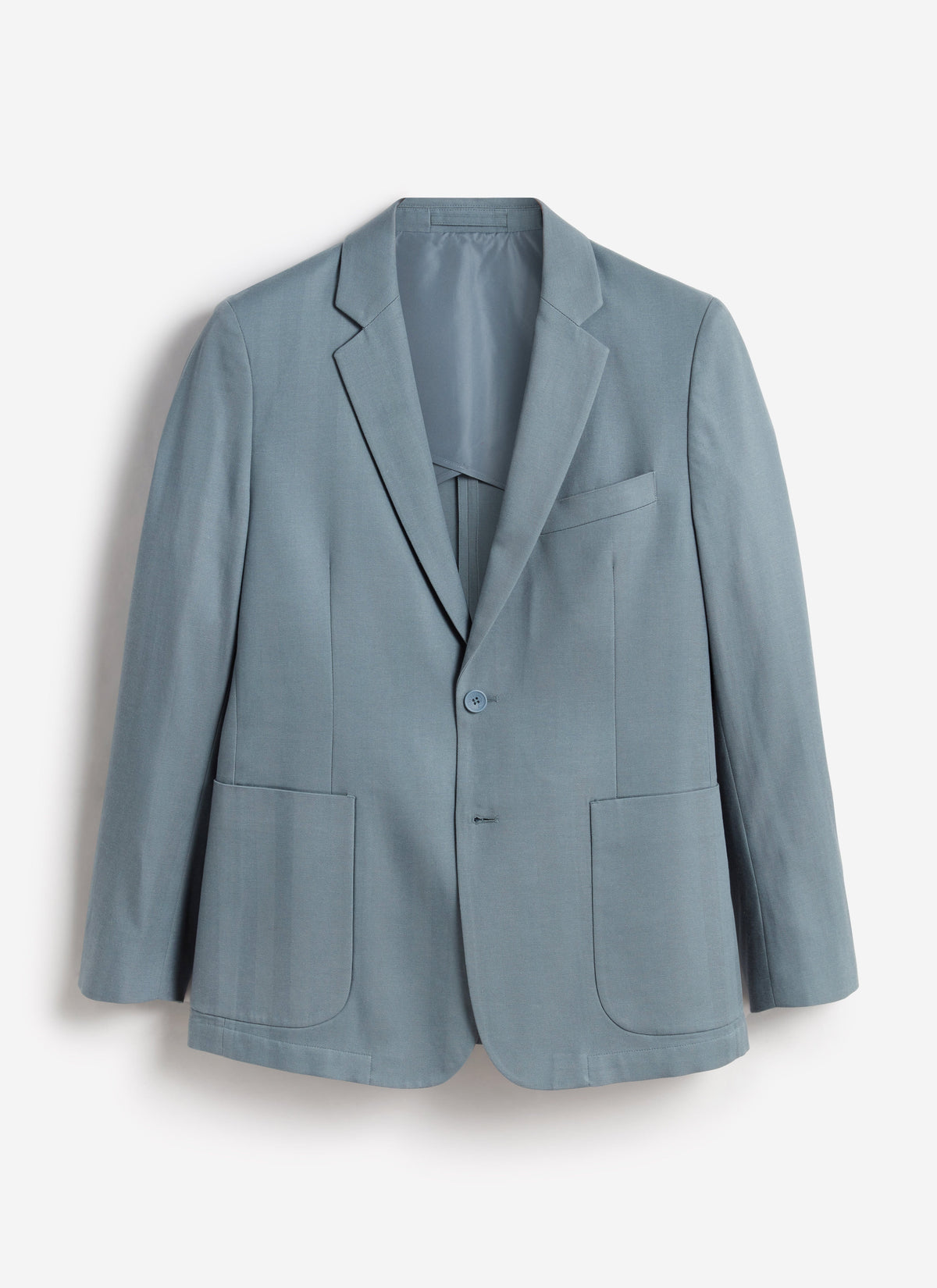 Lyocell Regular Blazer - Slate Blue | Percival