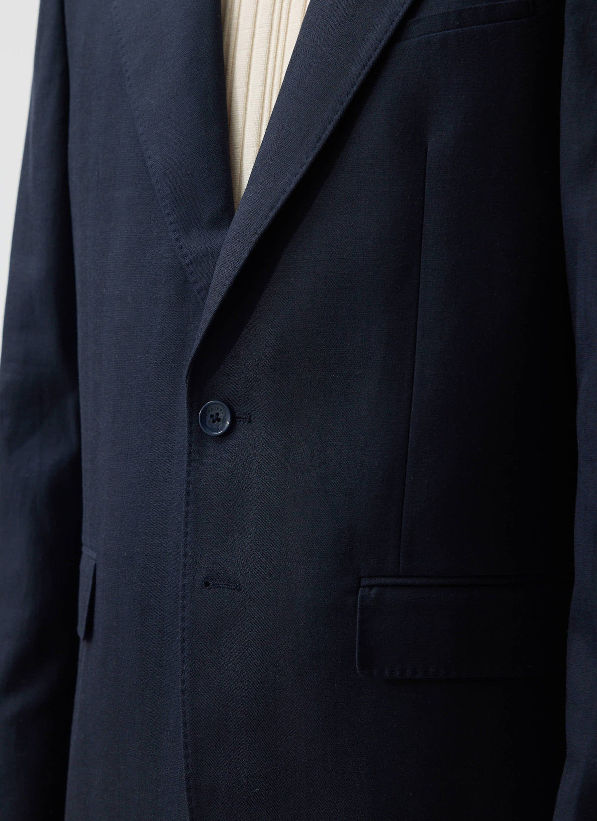 Men's Tailored Blazer - Suit Jacket x Warren - Navy Blue | Percival