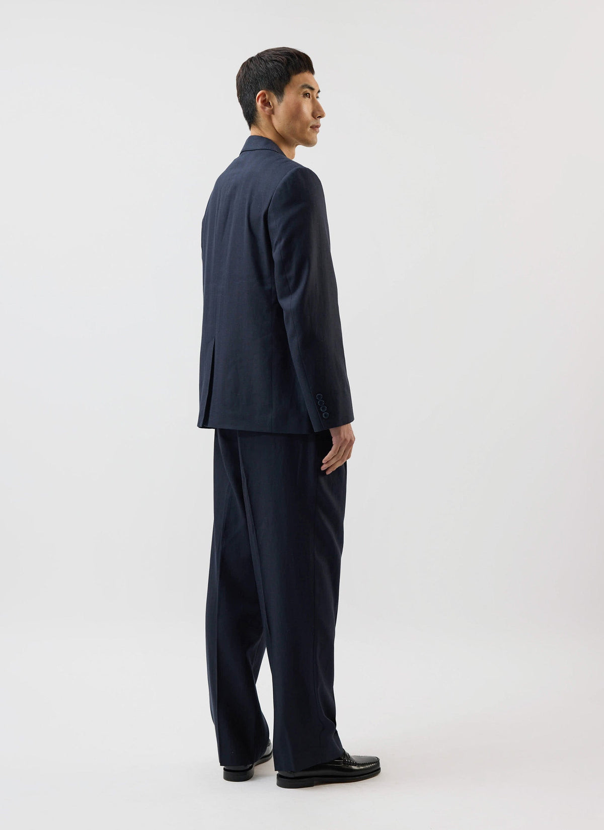 Men's Tailored Blazer - Suit Jacket x Warren - Navy Blue | Percival