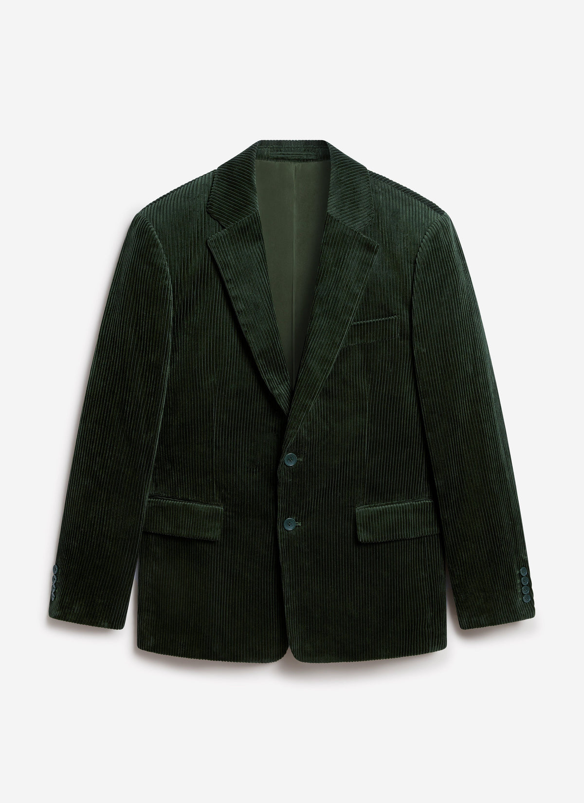 Tailored Blazer - Chunky Cord - Forest | Percival