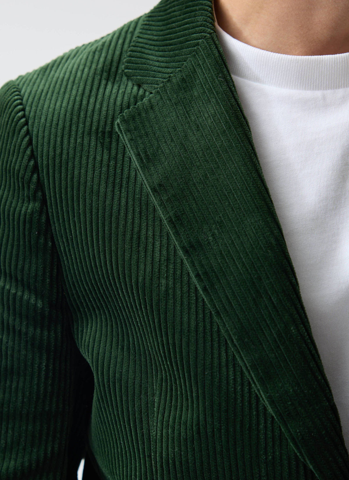 Tailored Blazer - Chunky Cord - Forest | Percival