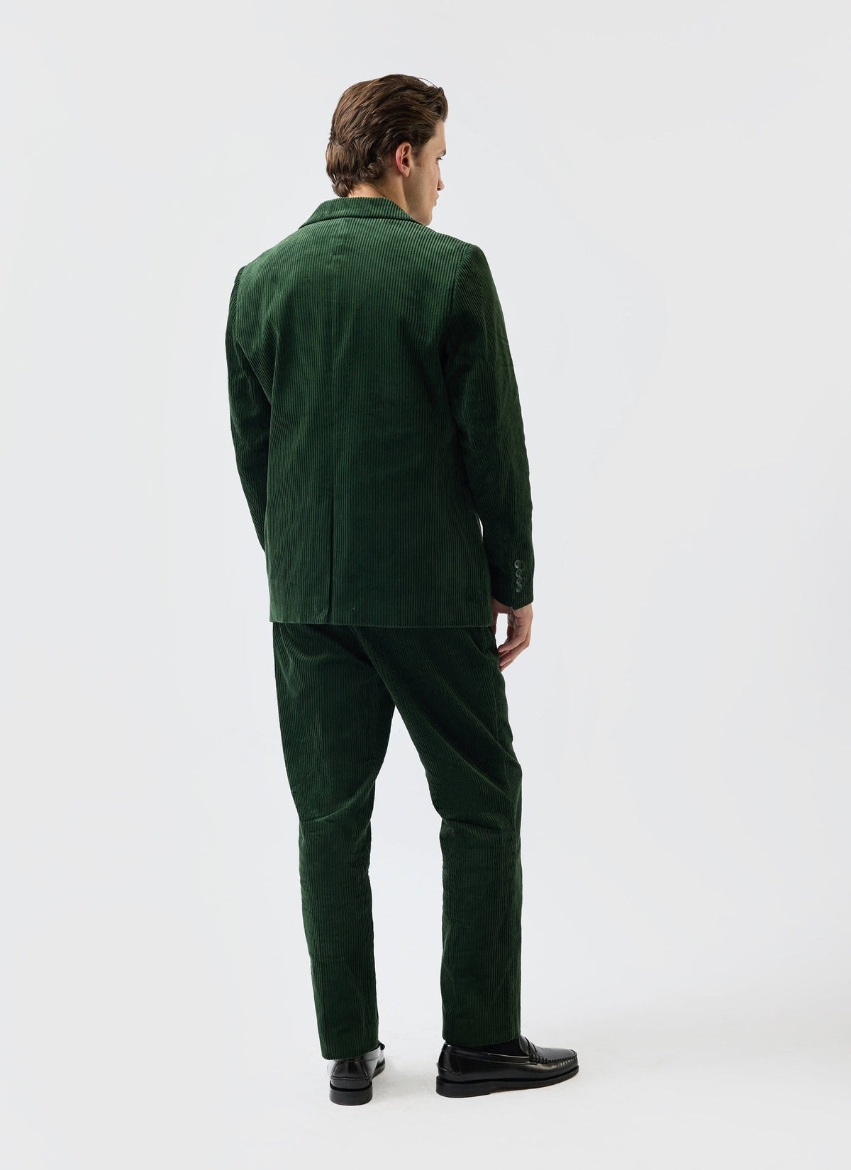 Tailored Blazer - Chunky Cord - Forest | Percival