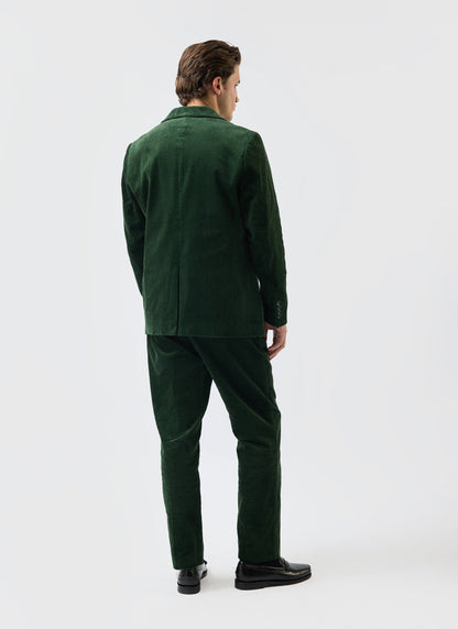 Tailored Blazer - Chunky Cord - Forest | Percival