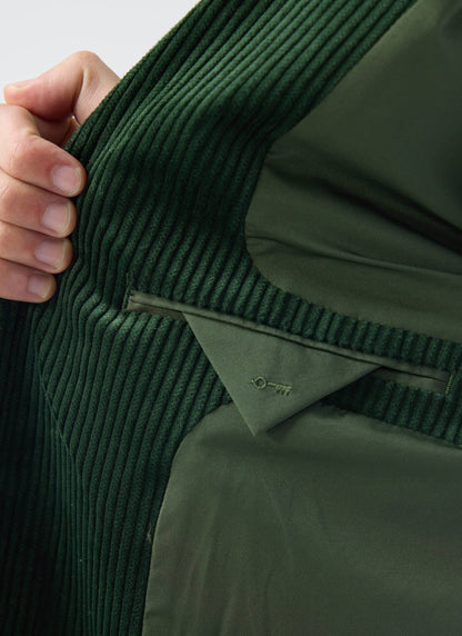 Tailored Blazer - Chunky Cord - Forest | Percival