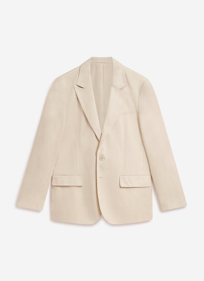 Men's Tailored Blazer - Suit Jacket x Warren - Ecru Cream | Percival