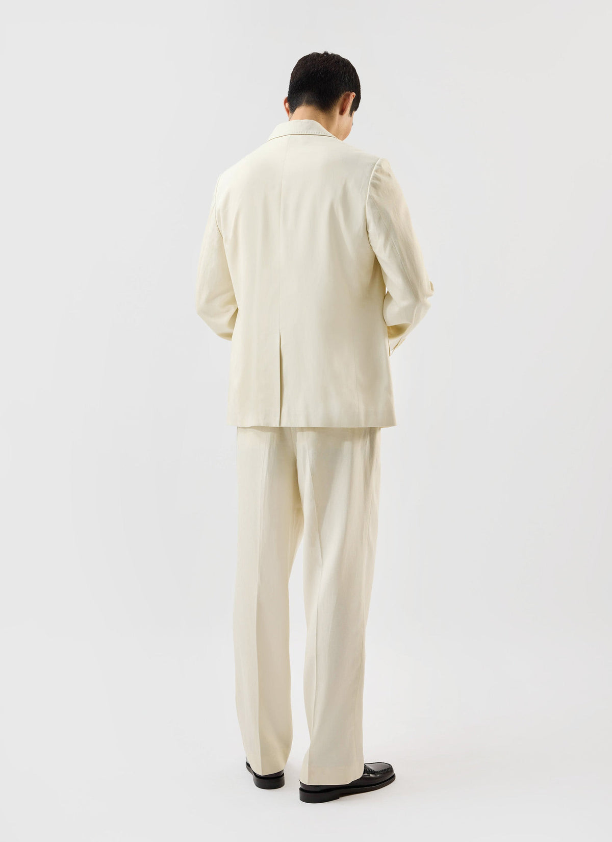 Men's Tailored Blazer - Suit Jacket x Warren - Ecru Cream | Percival