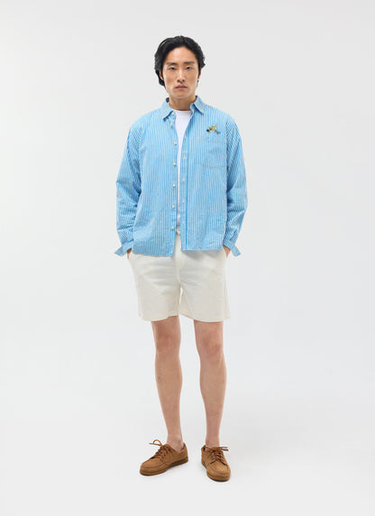 Classic Shorts - Seersucker - Cream | Percival