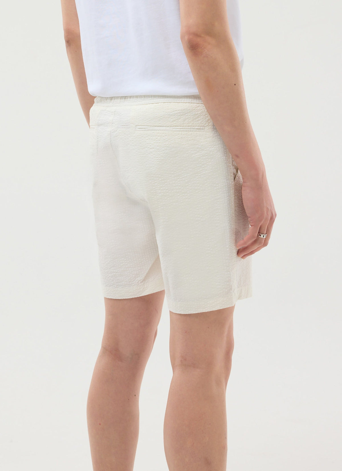 Classic Shorts - Seersucker - Cream | Percival